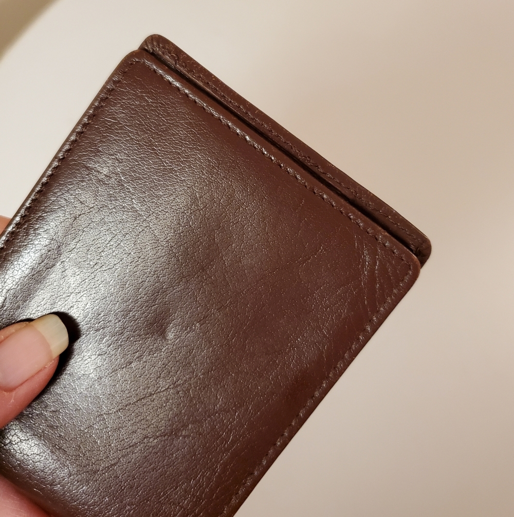 Christian Dior Vintage Men's Brown Leather Wallet - Picture 8 of 12